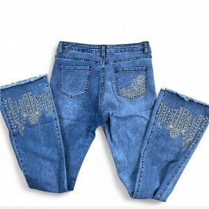 A.Z.I bootcut flared blue Jeans